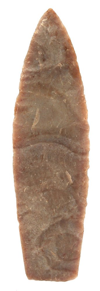 4 1/2" Paleo Lance.  Ohio.  Flintridge.  Pictured in (1 of 3)