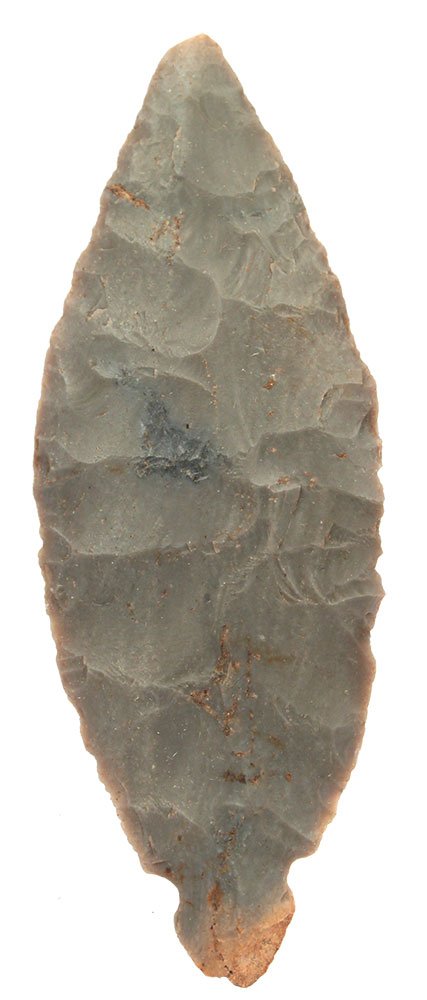 Fine 4 5/16" Indiana Turkeytail.  Hornstone.  Lewis (1 of 2)