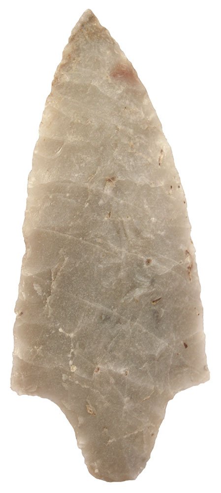 4 7/16" Gary.  Clark Co, AR.  Novaculite.  Hathcock (1 of 2)