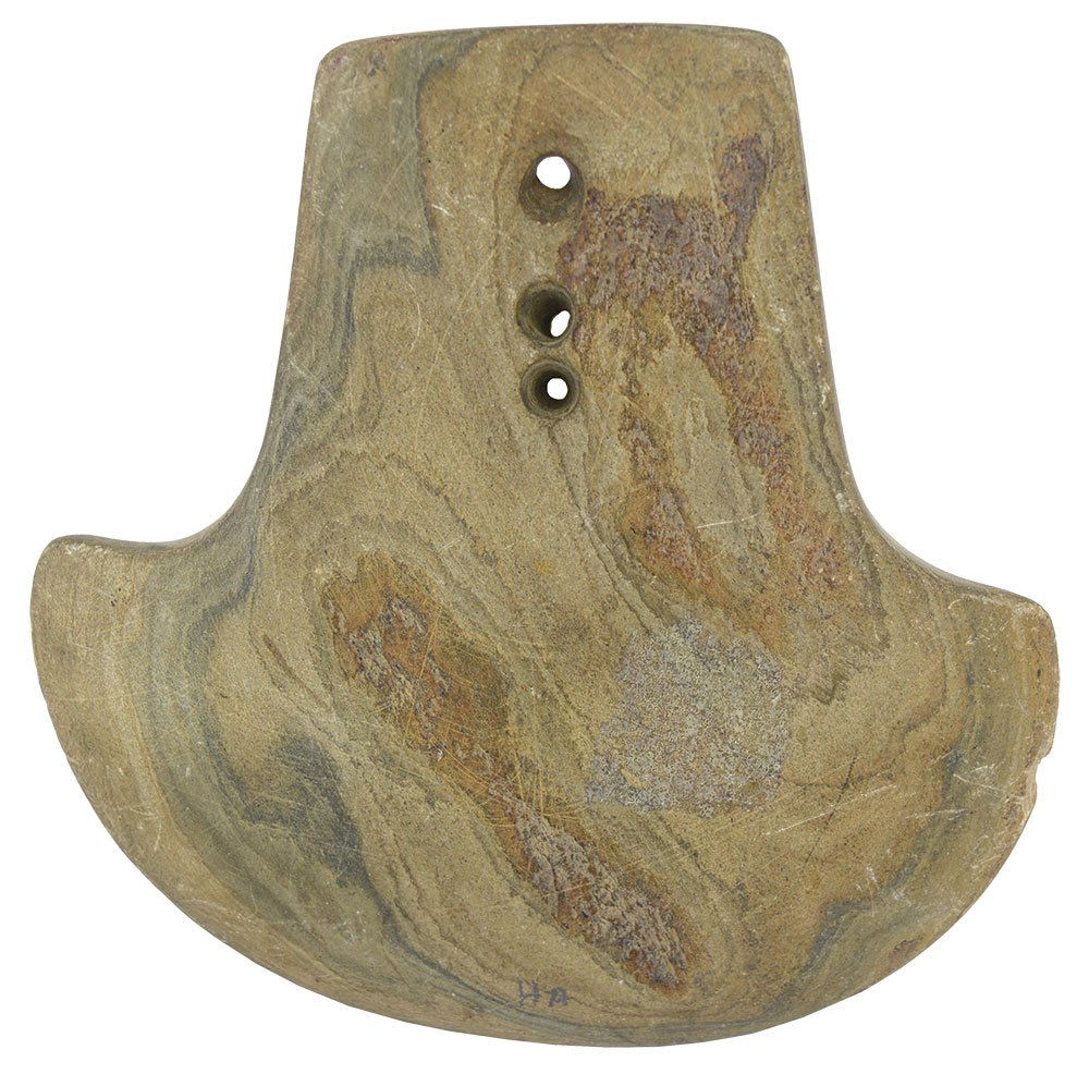 4 3/16" Three Hole Spatulate.  Cross Co, AR.  Jackson (1 of 4)