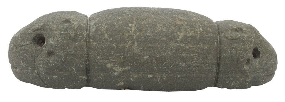 3 5/8" Effigy Boatstone.  Oh.  Highly developed.. (1 of 4)