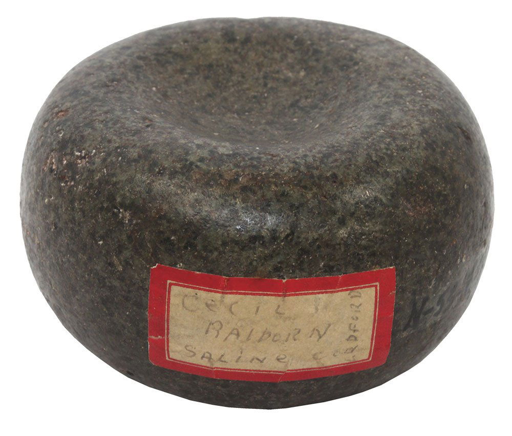 3 3/16" Jersey Bluff Discoidal.  Saline Co, MO.  Fine (1 of 3)