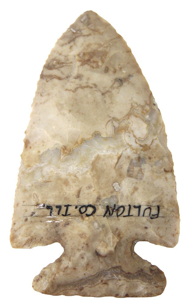 3 7/16" Thebes.  Fulton Co, IL.  Colorful.  Ex-Charlie (1 of 2)