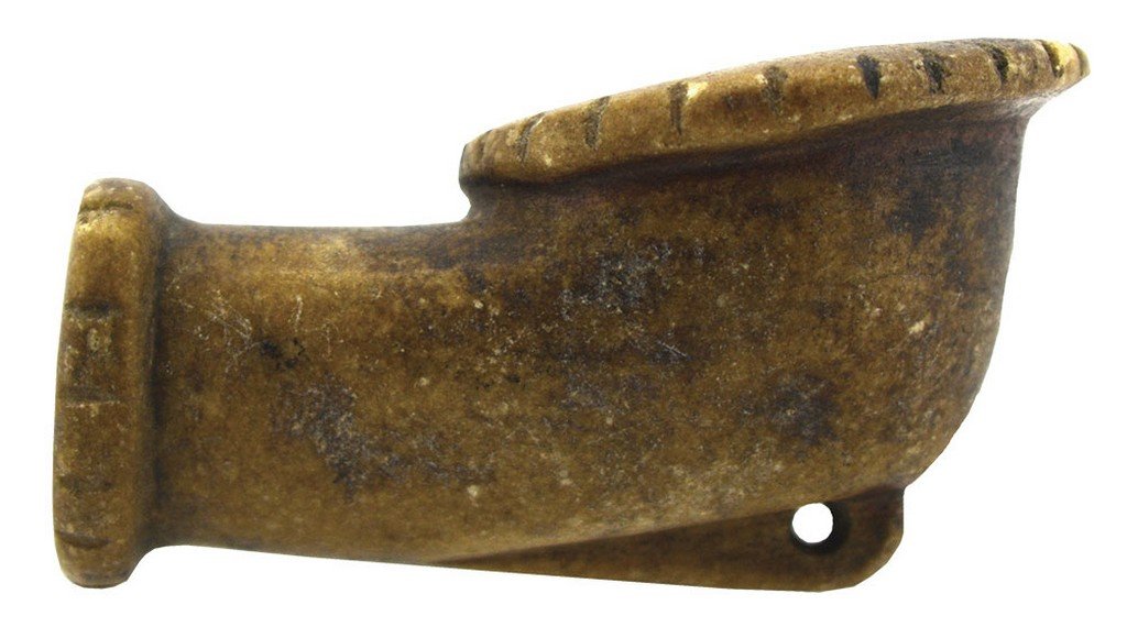 1 13/16" Historic Disk Pipe.  Tallied, highly (1 of 3)