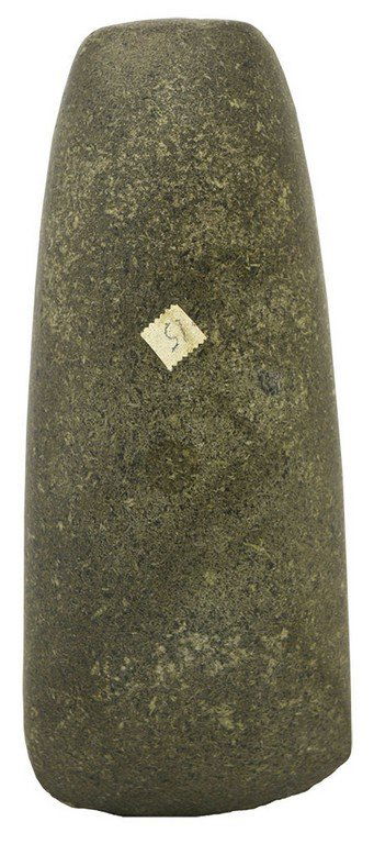 8 1/8" Polished Hardstone Celt.  Green Co, IL. (1 of 4)