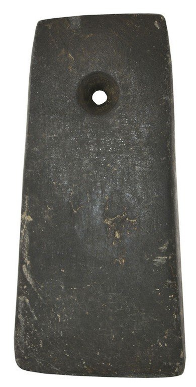 3 9/16" Slate Pendant.  Champaign Co, OH.   Pictured in (1 of 3)