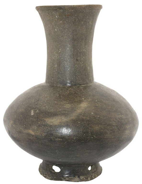 Very fine 9" H. Bottle with Pedastal Base.  Campbell (1 of 5)