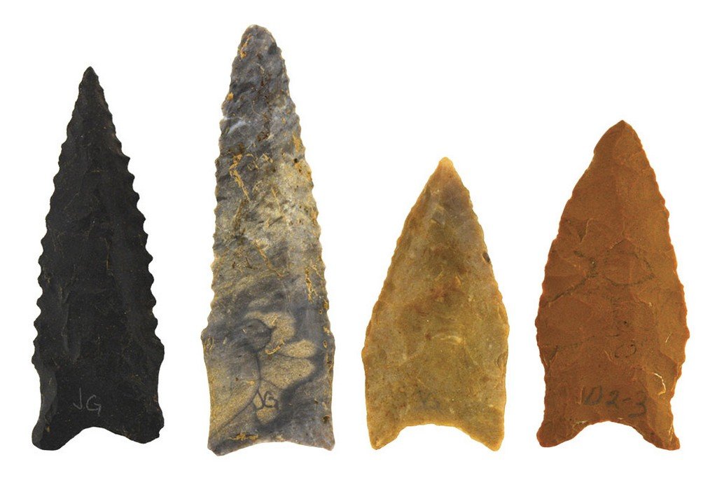 4 Nice AR Daltons. 1 3/4"-2 5/8". 2 with Davis COAs,: 4 Nice AR Daltons. 1 3/4"-2 5/8". 2 with Davis COAs, 2 with Partain COAs