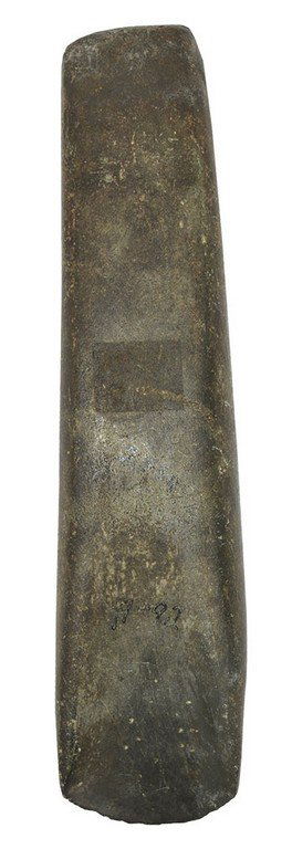 8 3/4" Hardstone Gouge.  Maine.  Ex-Earl Townsend. (1 of 3)