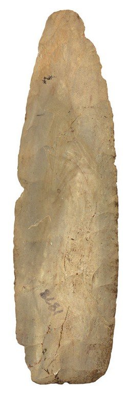 7 1/2" Archaic Blade.  TN Dover.  Torqued to facilitate (1 of 2)