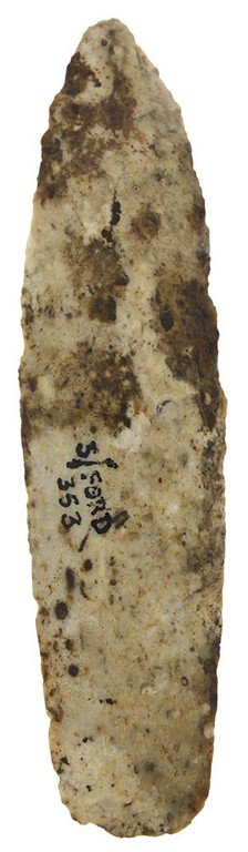 3 4/4" Agate Basin.  Vermillion Co, IN.  Putty G8.5 COA (1 of 3)