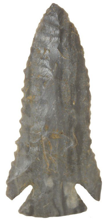 3 1/4" Lost Lake.  Kentucky.  Blue nodular flint.  Very (1 of 3)