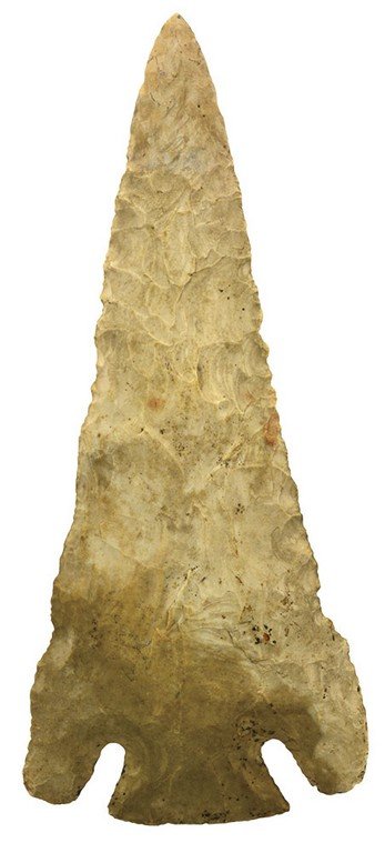 6 5/16" Lost Lake.  KY.  Carter Cave.  1/4" of tip (1 of 3)