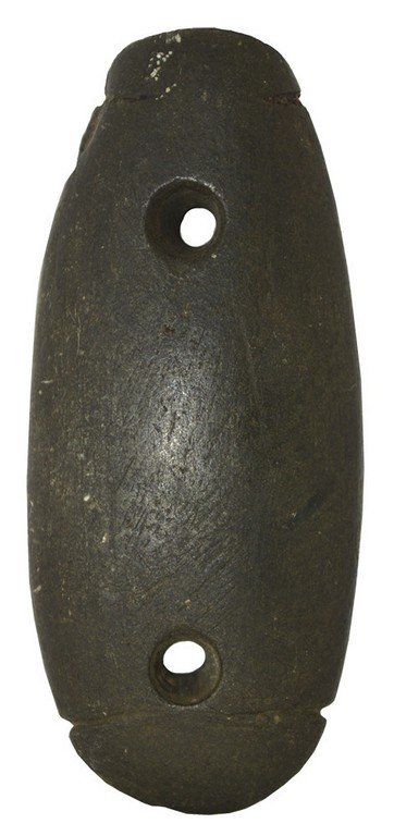 3" Slate Gorget with grooved ends.  Champaign Co, OH. (1 of 3)