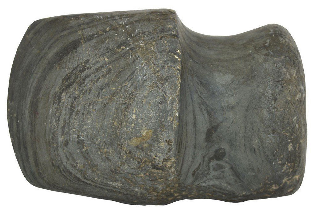 3 3/4" 3/4 Groove Slate Axe.  OH. (1 of 2)