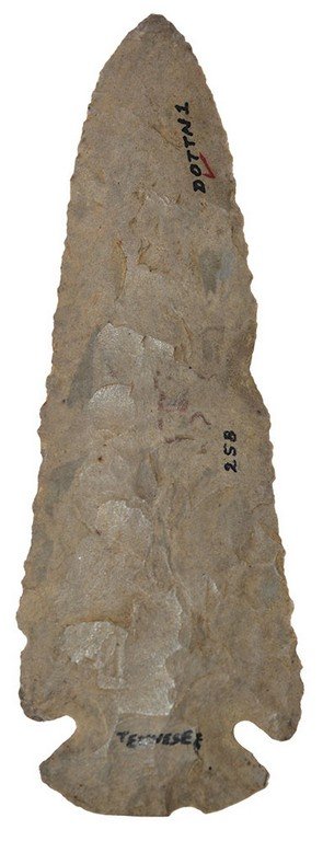 4 3/8" Dovetail.  TN.  Ex-Ballinger, Bill Pinkston. (1 of 2)