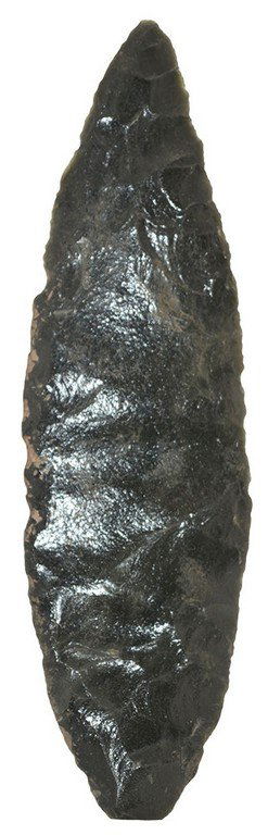 5 5/8" High Desert Knife.  OR/CA.  Obsidian.  Well (1 of 3)