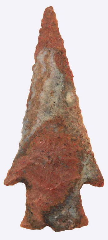 3 1/8" Hardin.  Clay Co, AR.  Ex-Roy Hathcock.  Red (1 of 5)