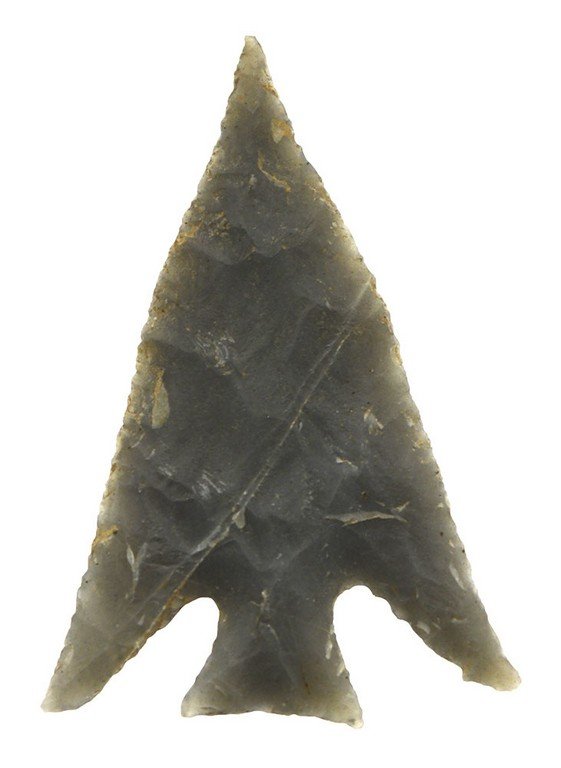 1 3/16" Scallorn.  Fisher-Fowler Mound Site, AR. (1 of 3)