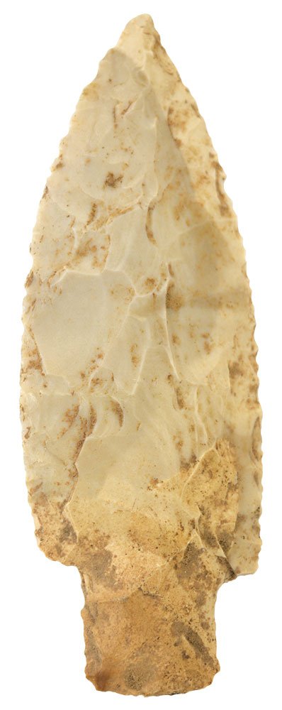 3 1/2" Adena.  Carter Co, MO.  Thin.  Jackson COA (1 of 3)