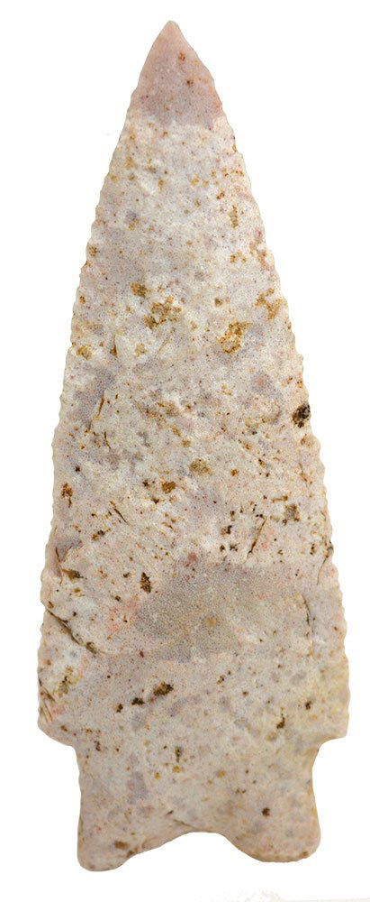 3 7/8" Holland.  Camden Co, MO.  Pict. in Paleo-Indian (1 of 4)