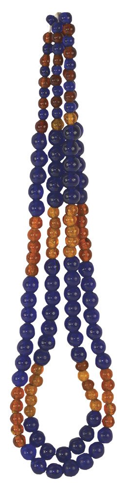 Antique Tradebeads Early 1900s, Two extra-long (33") (1 of 1)