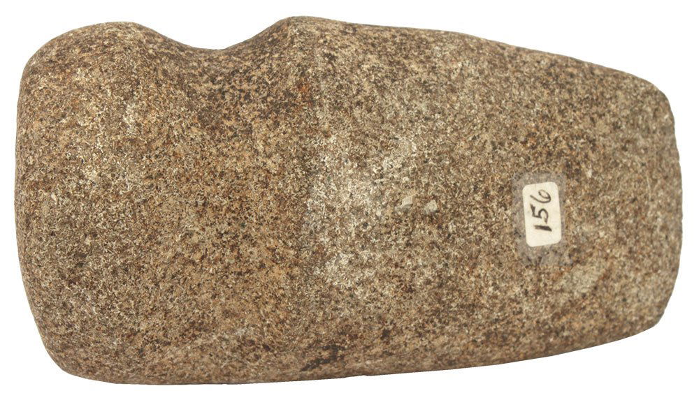 Nice 5 1/2" 3/4 Groove Axe.  St. Clair Co, IL.  Brown (1 of 2)