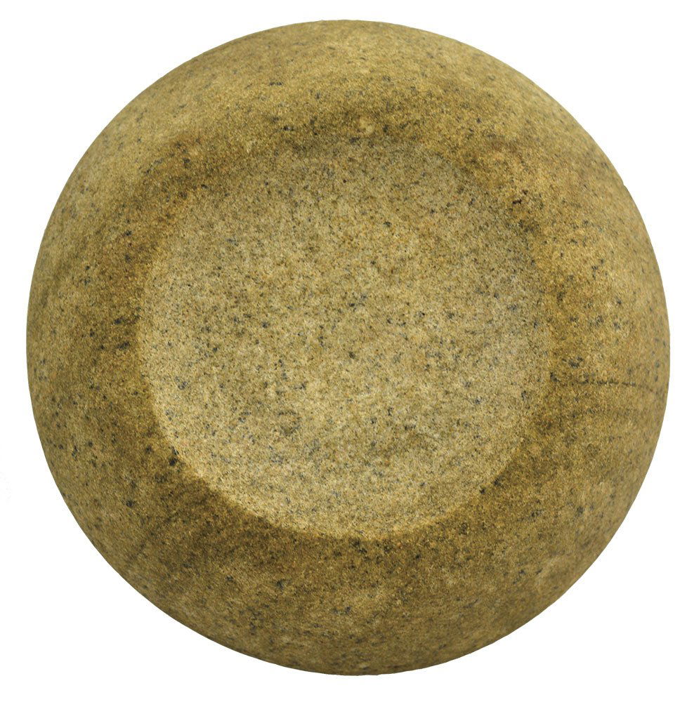 4 7/8" Cupped Discoidal.  IL.  Large hardstone example. (1 of 3)
