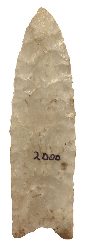 3 1/2" Clovis.  Osage Co, MO.  Thin, G10 example. (1 of 3)