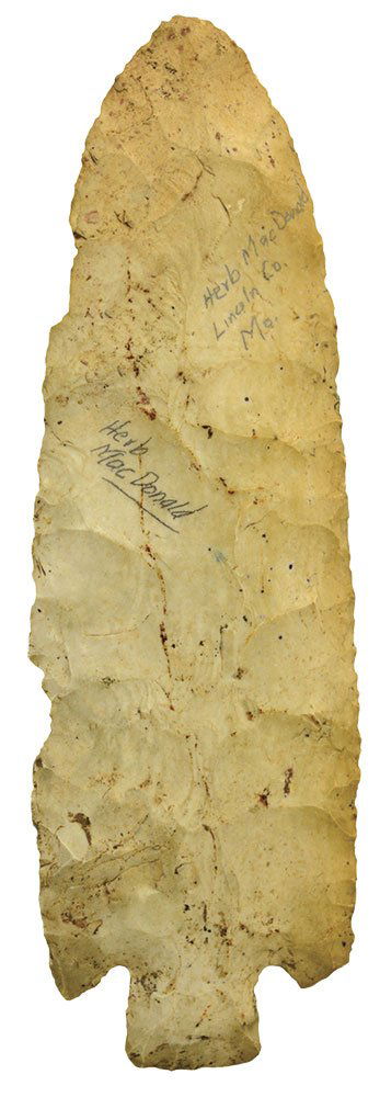 7 7/8" Smith Point.  Lincoln Co,  MO.  Large, (1 of 3)