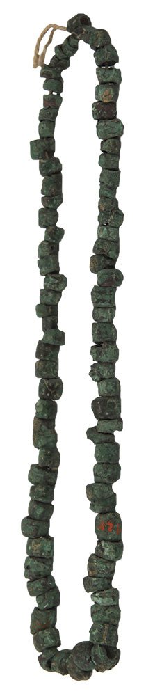 15" Copper Bead Necklace.  Spiro Mound.   Le Flore Co, (1 of 1)