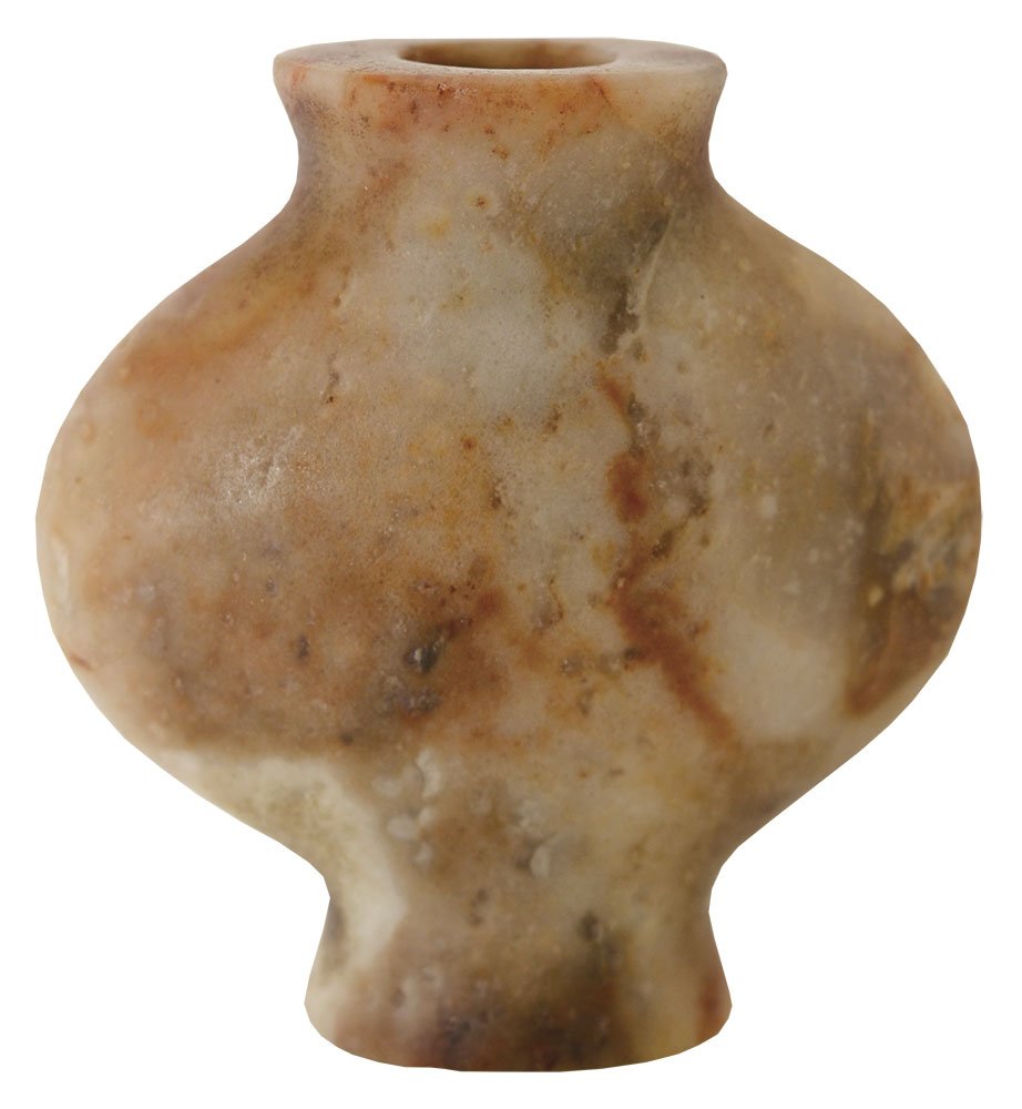 2 3/8" Bottle Bannerstone. Arkansas. Colorful, well