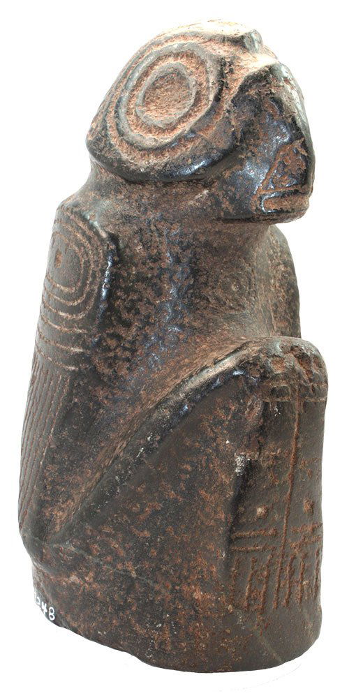 7 1/4" Stone Bird Man Effigy.  Taino.  Hispaniola, (1 of 4)