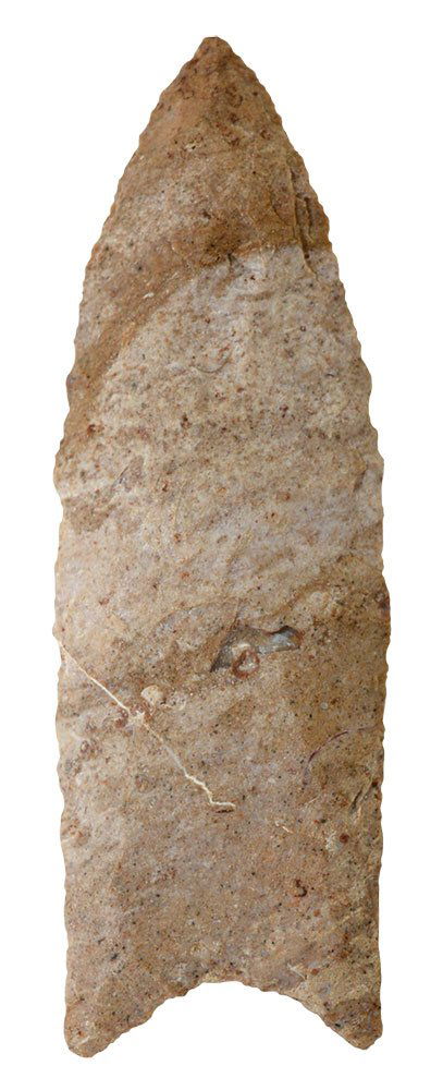 Fine 3" Clovis.  Jay Co, IN.  Ex-Bryce Hathcock. (1 of 4)