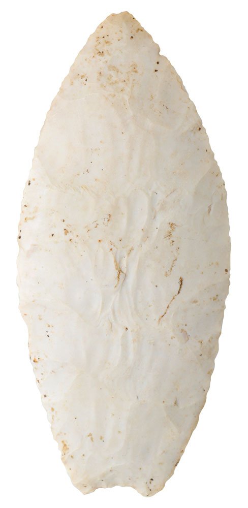 5" Red Ochre Knife.  Adams Co, IL.  Thin, Paleo (1 of 3)