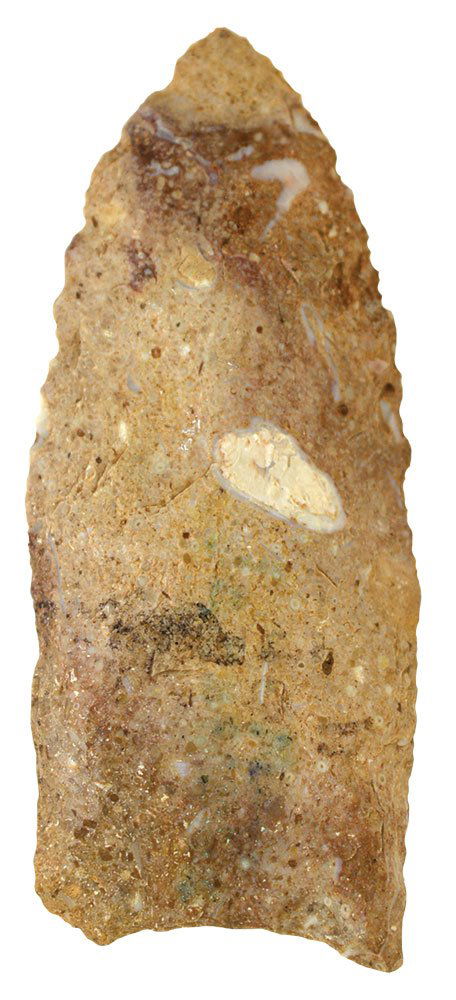 2 3/4" Clovis.  Jackson Co, MO.  Nick on one barb. (1 of 3)