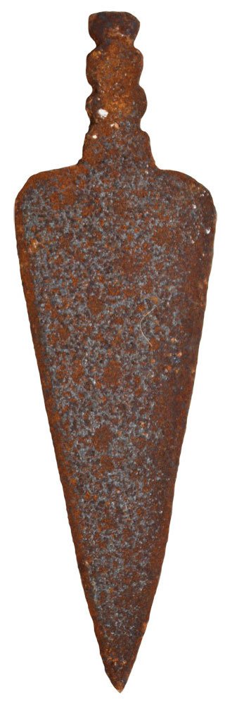 2 3/4" Forged Metal Arrowhead.  Used at the Battle of (1 of 2)