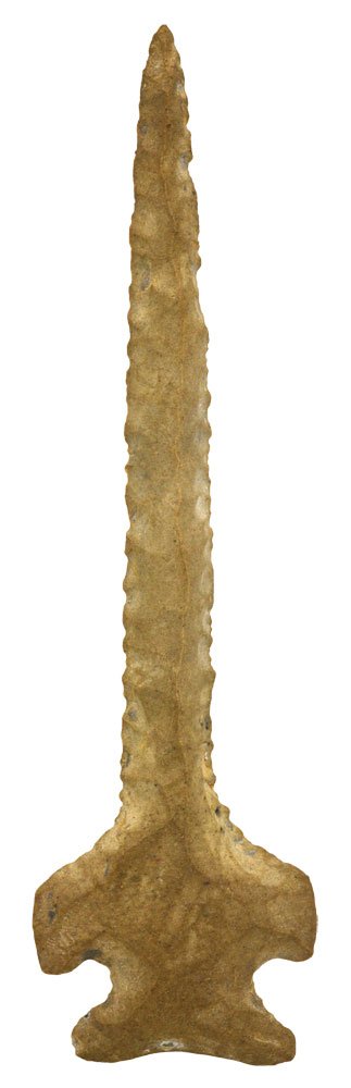 4 3/8" Archaic Drill.  Allen Co, KY.  Delaware Chert. (1 of 3)