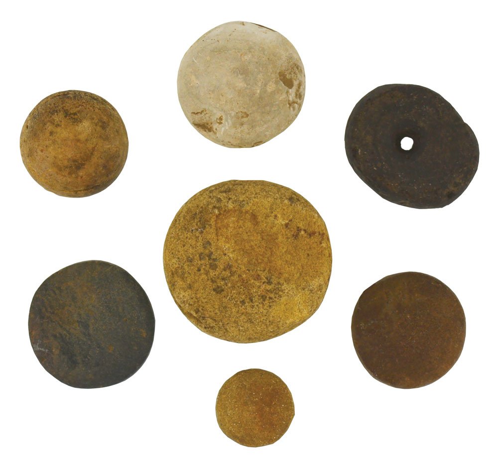 7 Eastern TN Game Pieces.  3/4"-1 3/4".  Nice examples. (1 of 1)