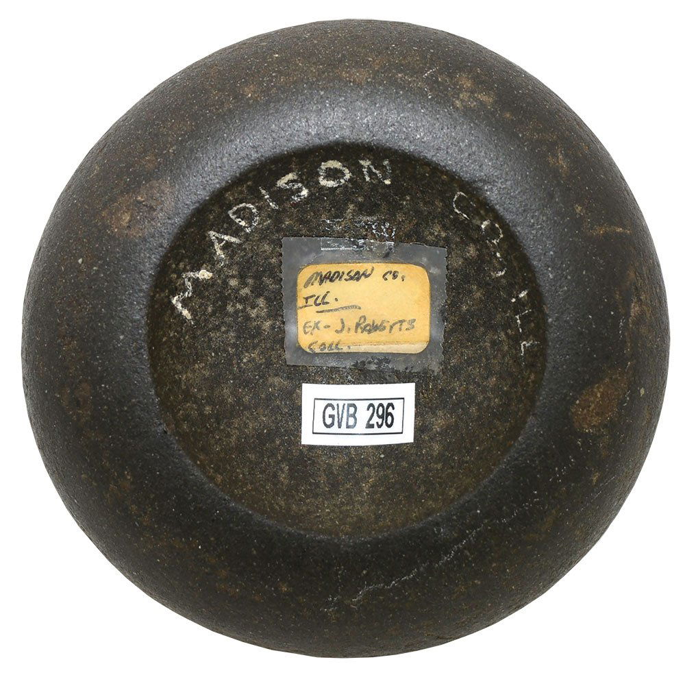 3 5/8" Cupped Discoidal.  Madison Co, IL.   Ex-Jack (1 of 2)