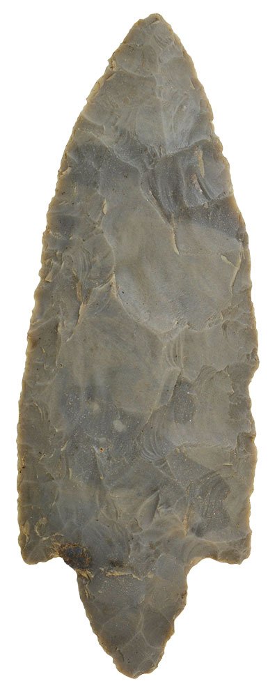 5" Hornstone Adena Point.  Hancock Co, IN.  Rogers COA. (1 of 4)