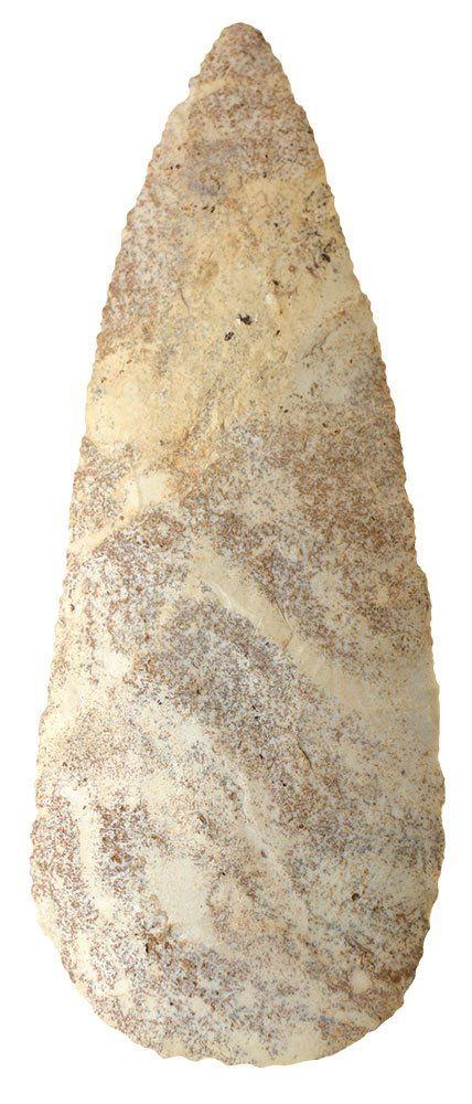 5 3/4" Cobbs Triangular.  Mason Co, IL.  Davis G9 COA. (1 of 4)