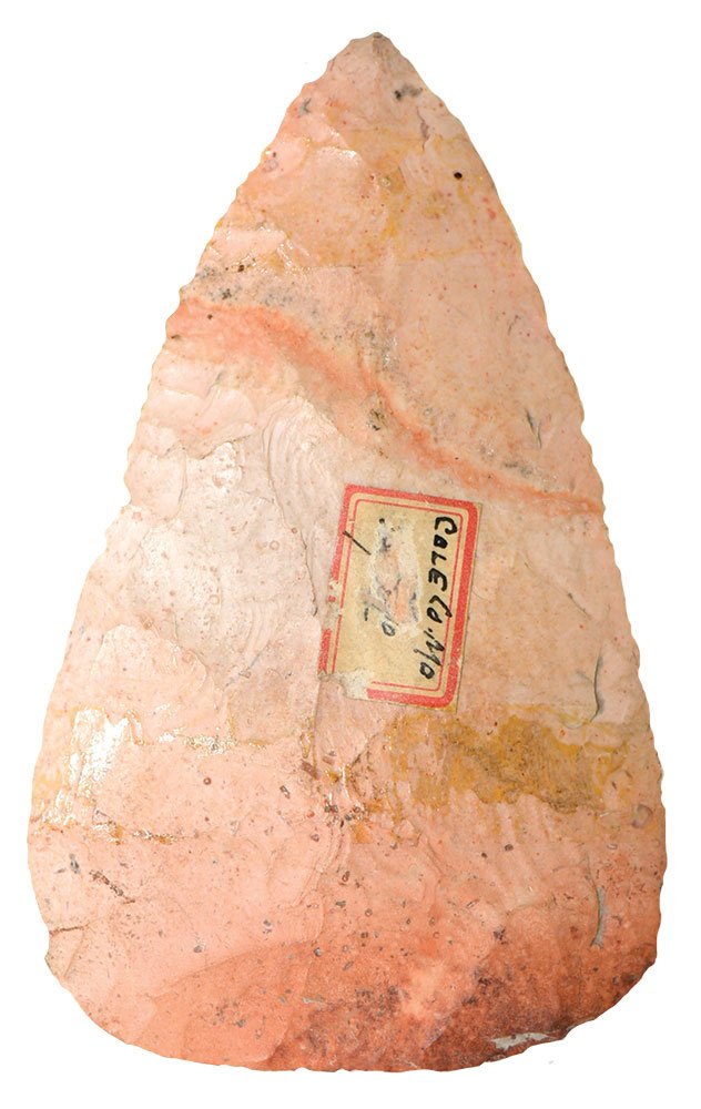 3 1/2" North Blade.  Cole Co, MO.  Thin.  Davis G8 COA (1 of 2)