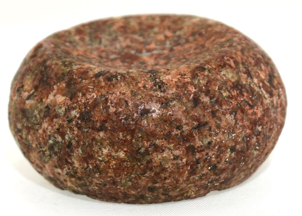 2 1/4" Jersey Bluff Discoidal.  Cass Co, IL.  Red and (1 of 3)