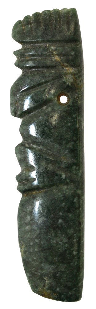 2 5/8" Double Faced Jade Bird Effigy.  Costa Rica. (1 of 2)