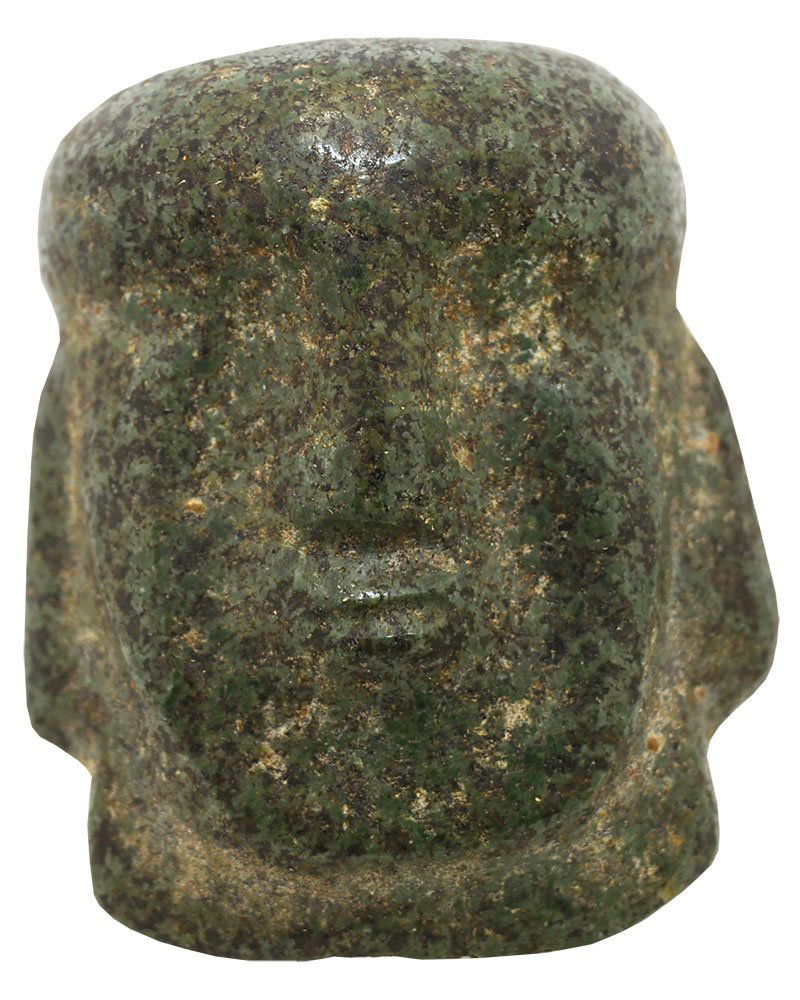 2 1/8" Pre-Columbian Chontal Maskette.  Possibly Olmec. (1 of 2)