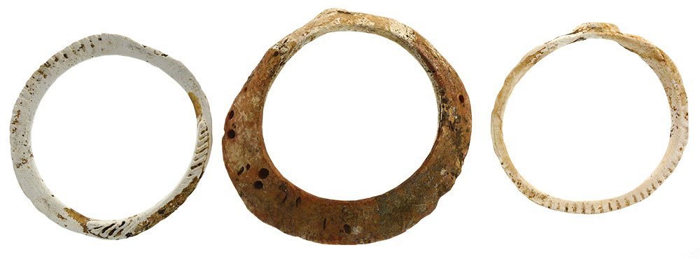 Three Shell Bracelets.  AZ/NM.  Fine condition.  Ex-Leo (1 of 1)