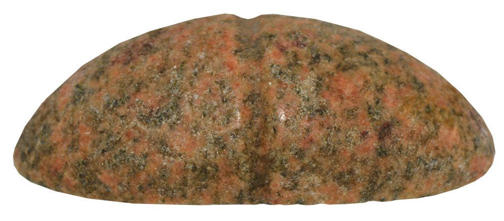 3 1/2" Grooved Boatstone.  IL.  Hardstone.  Ex-Leo Paul (1 of 2)