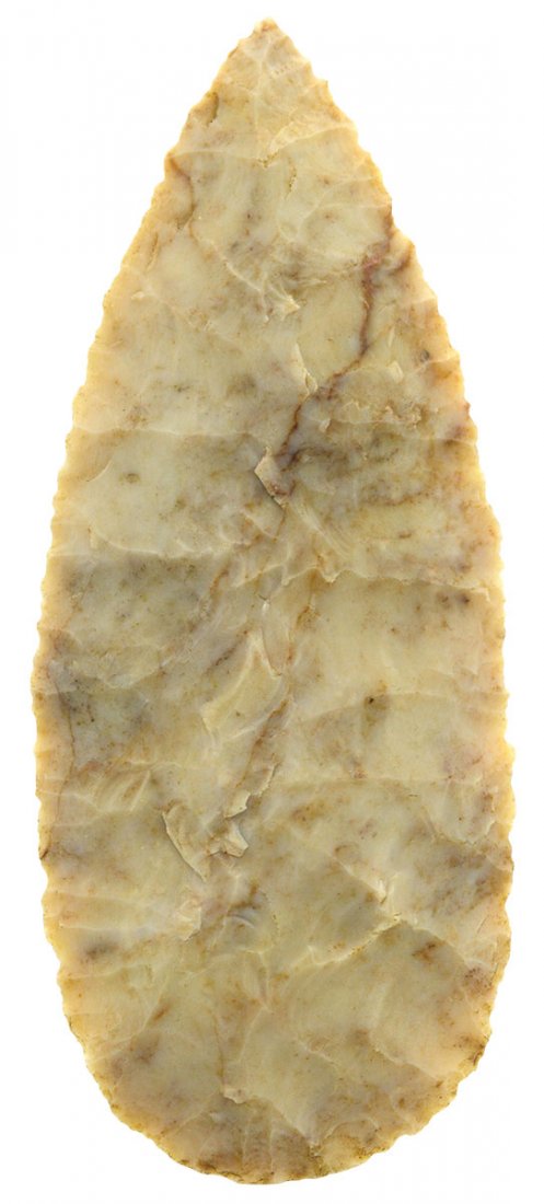 4 7/8" Adena Blade.  Shelby Co, OH.  Rogers COA. (1 of 4)