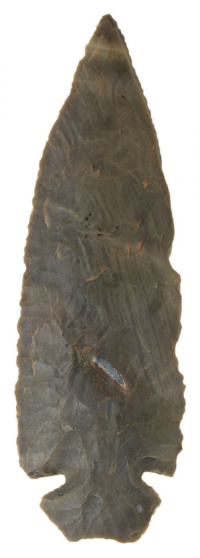 5 1/8" Dovetail.  Wyandotte Co, IN.  Hornstone, burin (1 of 3)